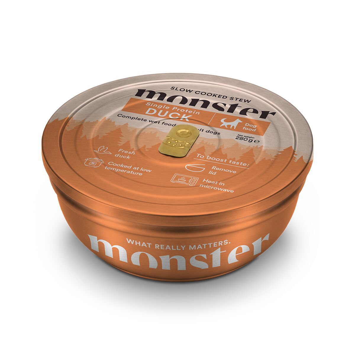 Monster Våtfoder Slow Cooked Stew Anka 280 g