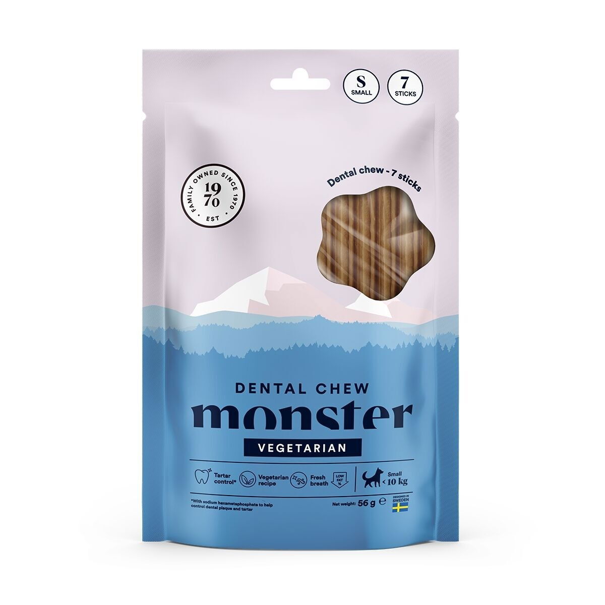 Monster Dog Dental Chew Veg S
