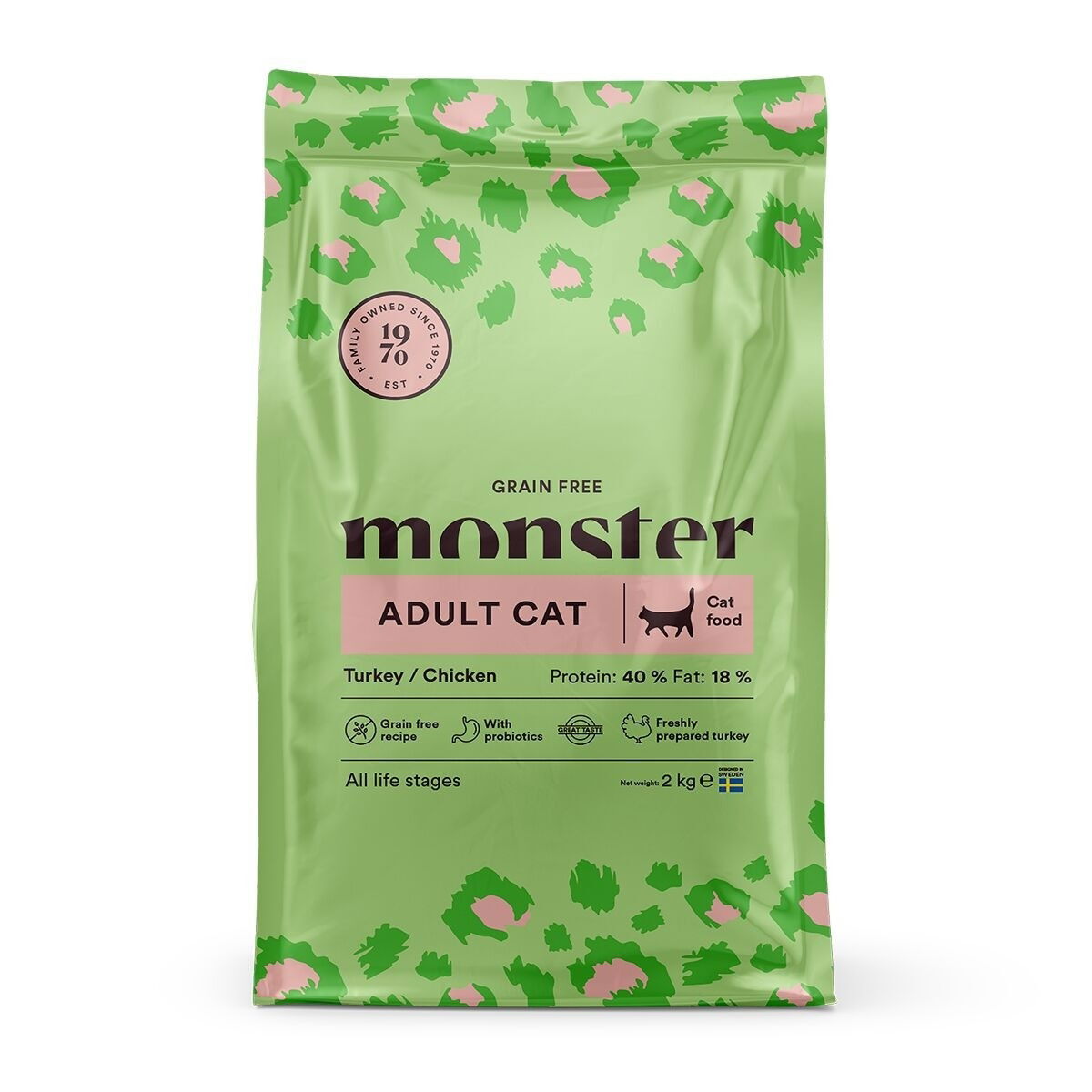 Monster Cat Adult Grain Free Turkey & Chicken