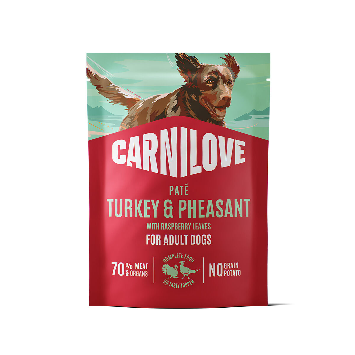 Carnilove Dog Adult Turkey & Pheasant with Raspberry Leaves Paté Våtfoder till Hund 300 g | Hund - Hundmat - Våtfoder till hund | DogStyle