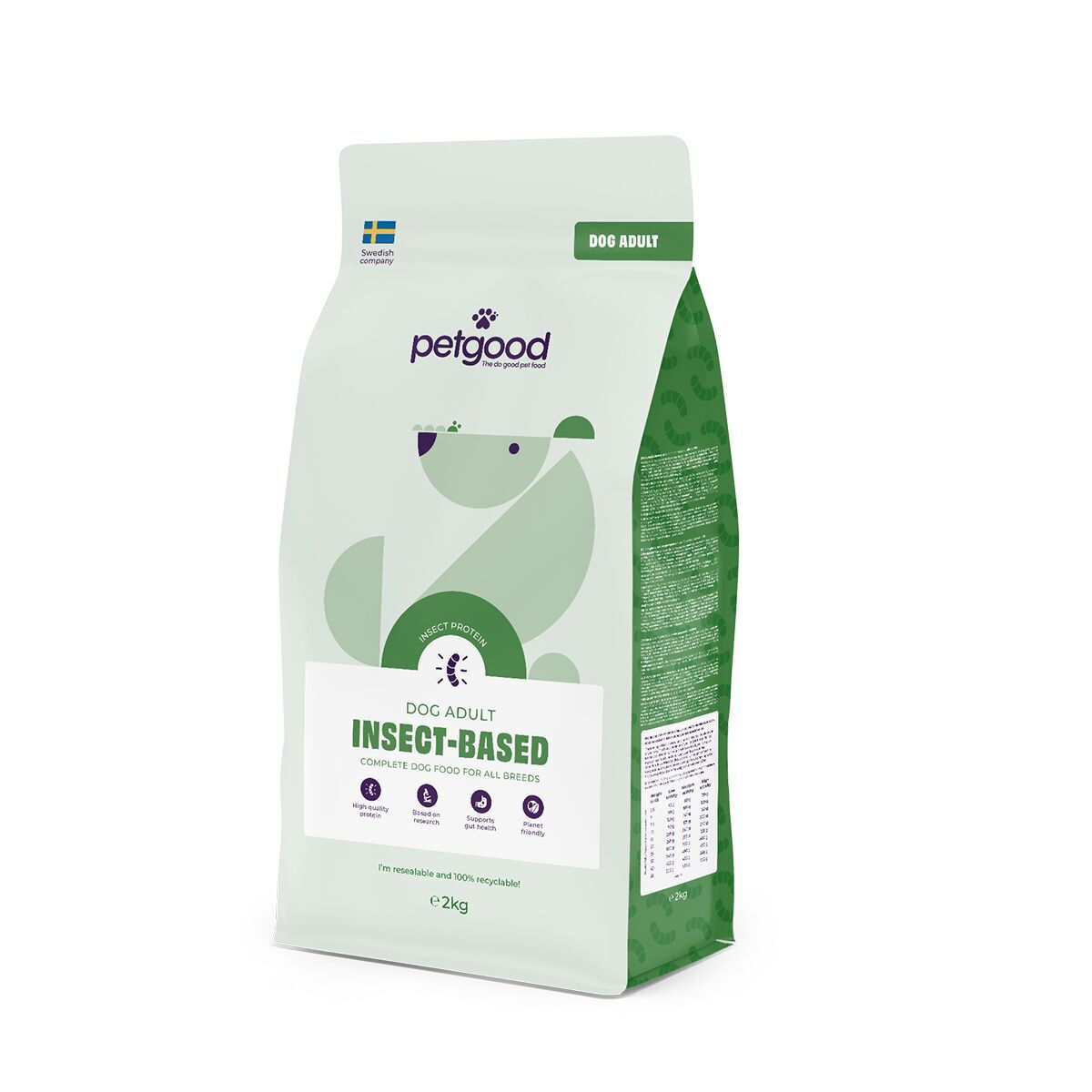 Petgood Adult Hundfoder med Insektsprotein