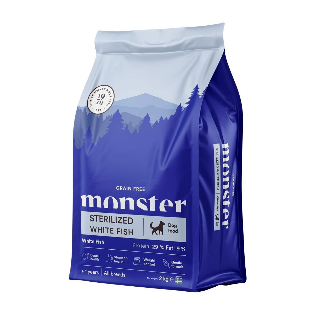Monster Dog Original Grain Free Sterilised White Fish