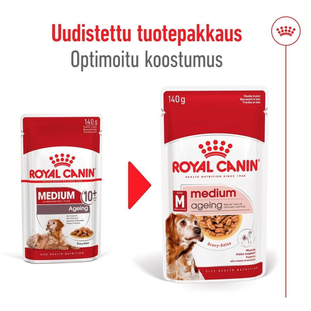 Royal Canin Medium Ageing Gravy våtfoder för hund