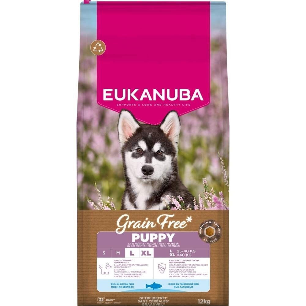 Eukanuba Grain Free Puppy & Junior Large & Extra Large Breed Ocean Fish