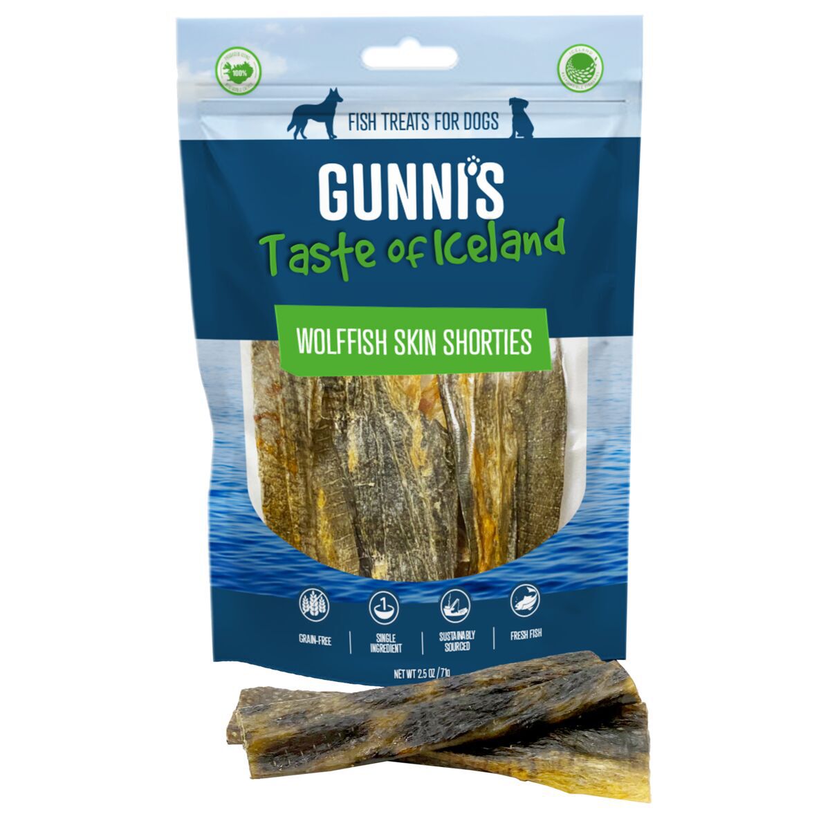 Gunni's Wolffish Skin Shorties Hundtugg 70 g