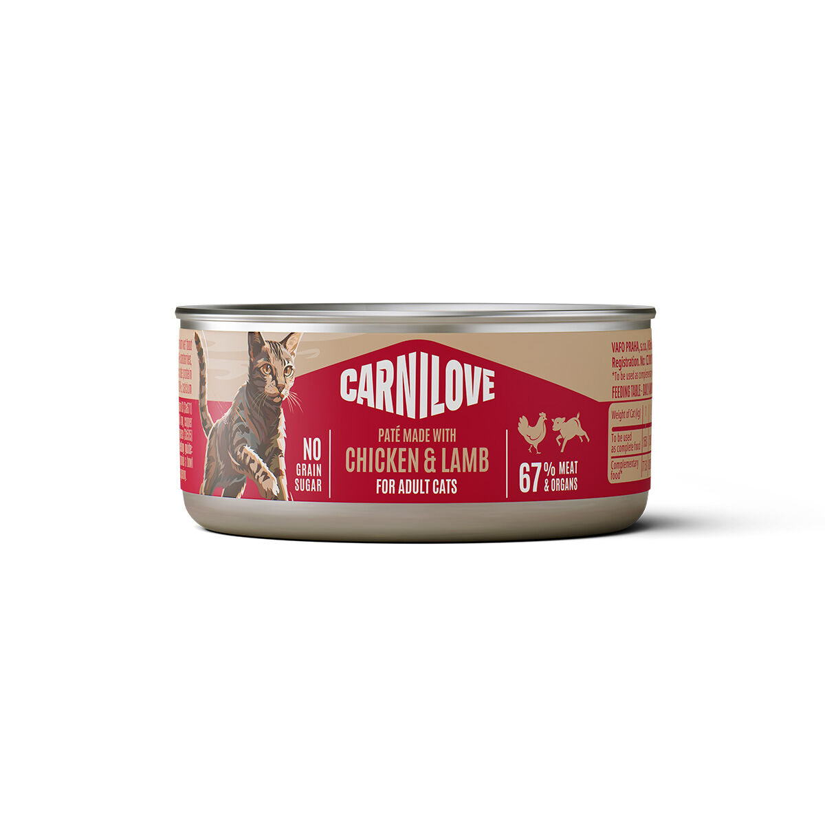 Carnilove Cat Adult Chicken & Lamb Paté Våtfoder till Katt 100 g | Katt - Kattmat - Våtfoder till katt | DogStyle