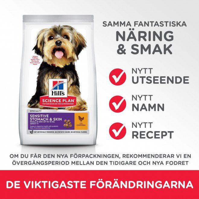 Hill's Science Plan Small & Mini Sensitive Skin & Stomach