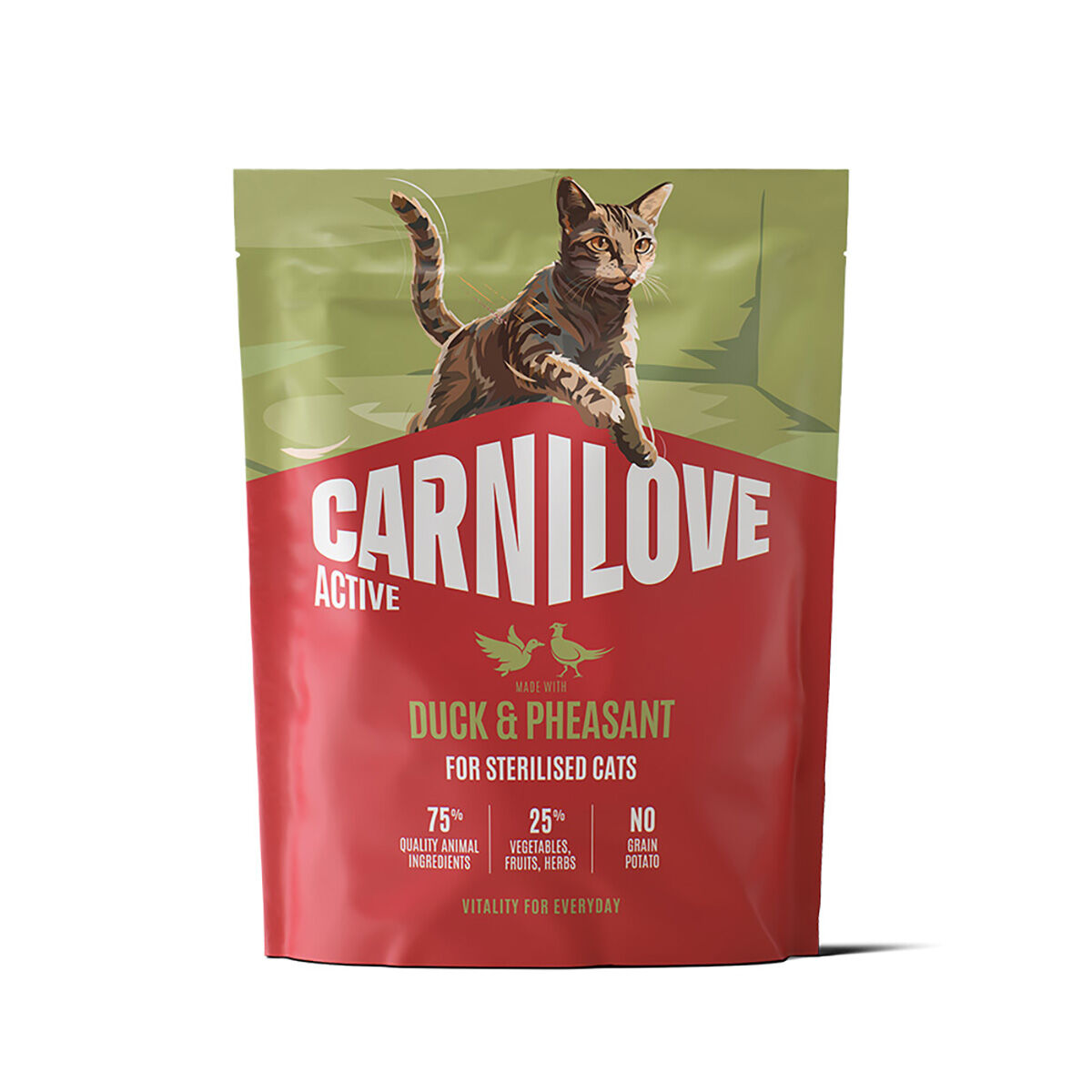 Carnilove Cat Adult Sterilised Active Duck & Pheasant Torrfoder till Katt
