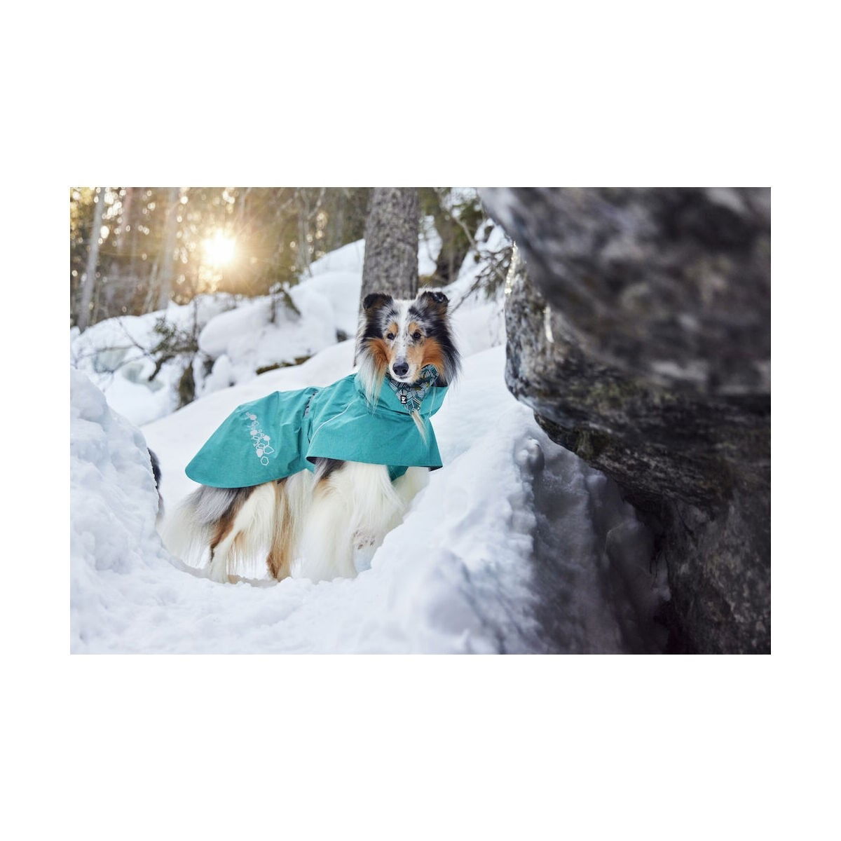 Hurtta Monsoon Coat II ECO peacock