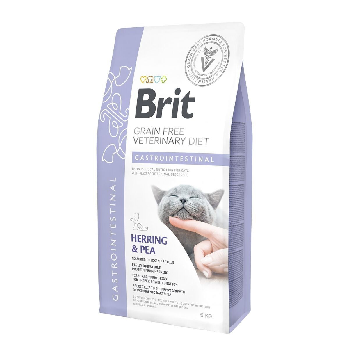 Brit Veterinary Diet Cat Gastrointestinal Grain Free | Veterinärfoder - Veterinärfoder till katt - Veterinärfoder för mag- & tarmsjukdom hos katt | DogStyle