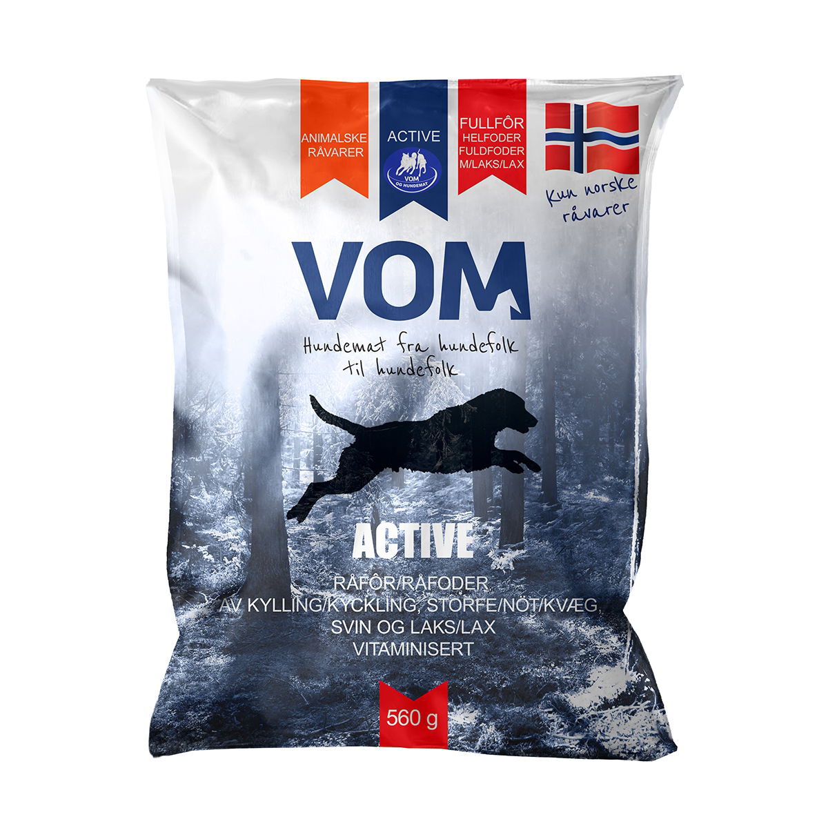 VOH Active Lax Köttb 560g