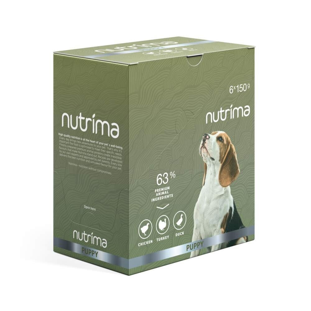 Nutrima Growth Puppy Kyckling, Kalkon & Anka 150 g