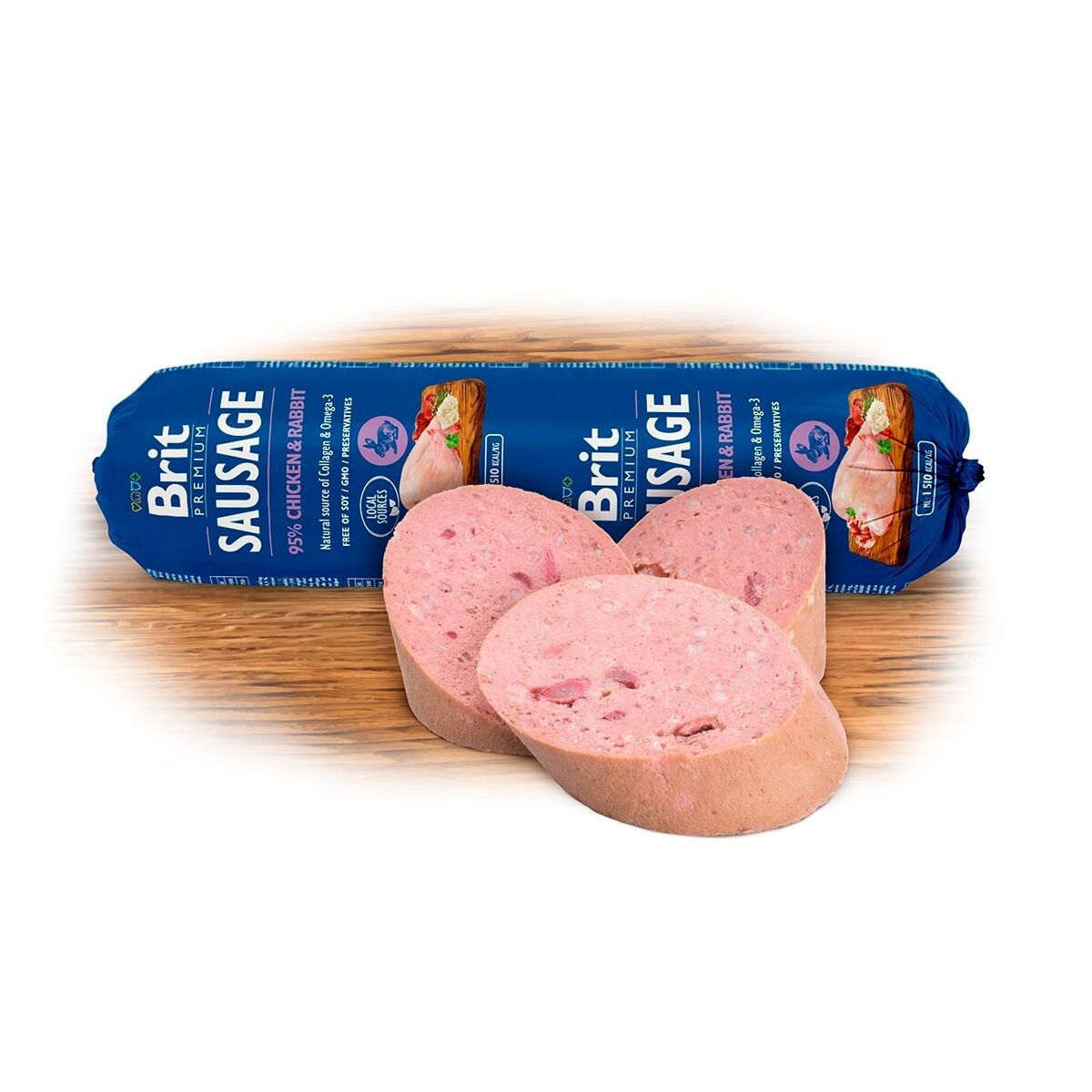 Brit Premium Köttkorvar Kyckling & Kanin 800 g