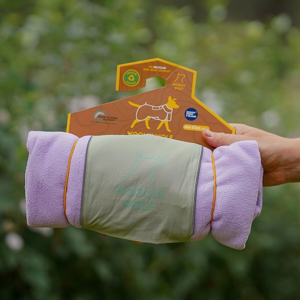 Woolly Wolf Alpha 360 Fleece pullover, Lavender Mix