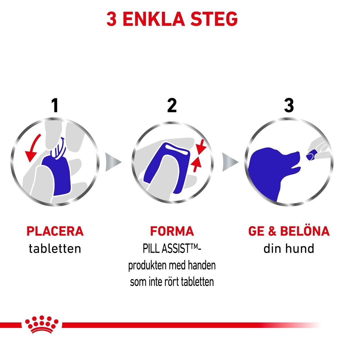 Royal Canin Veterinary Diets Dog Pill Assist M/L 225g