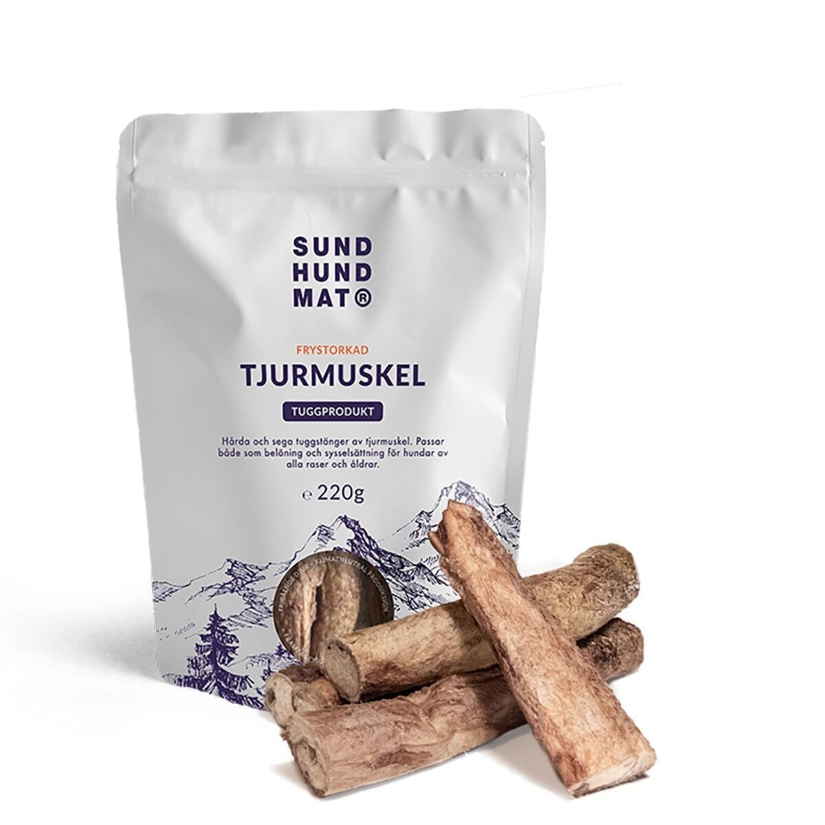 SH Frystorkad Tjurmuskel 220g