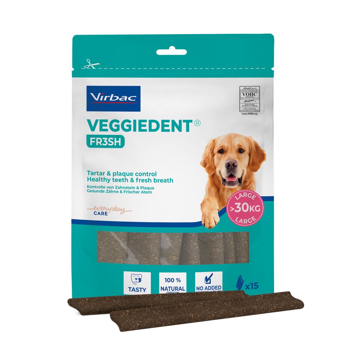 Virbac VeggieDent Fr3sh L, 15 pcs