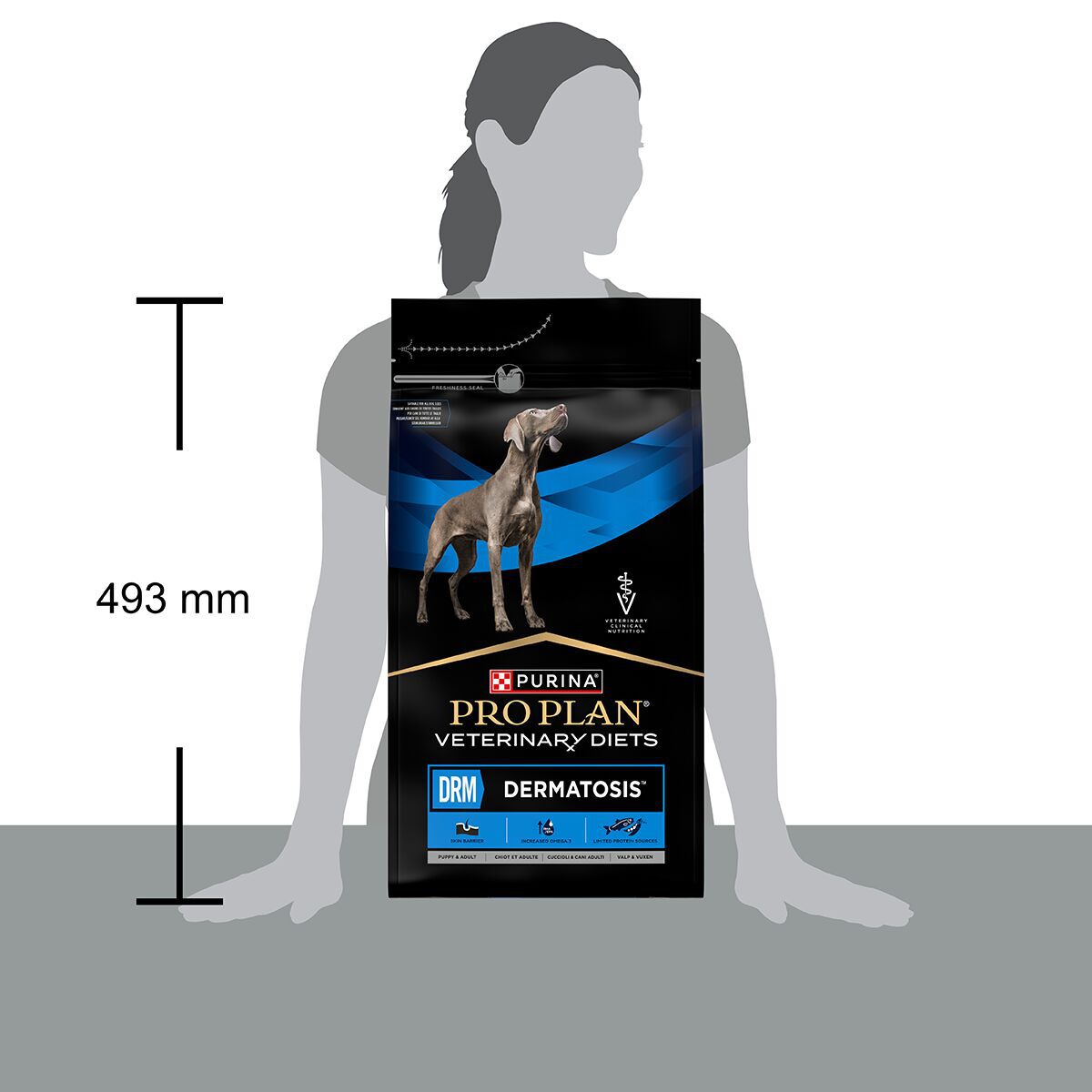 Purina Pro Plan Veterinary Diets Canine Adult DRM Dermatosis 3kg