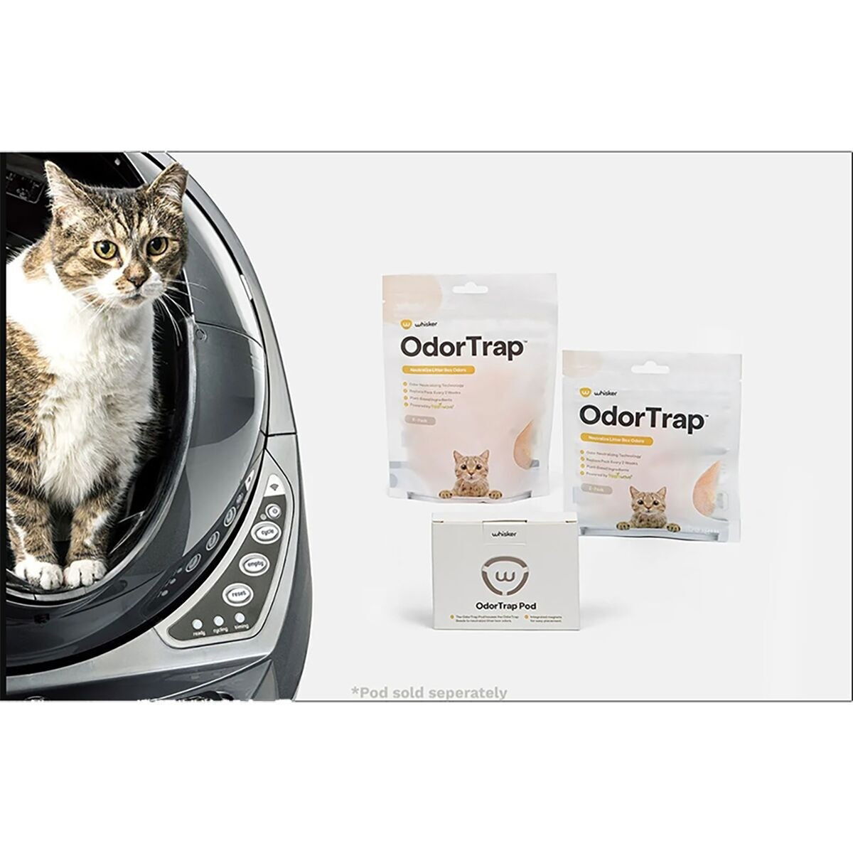 Whisker OdorTrap® Packs 6-Pack