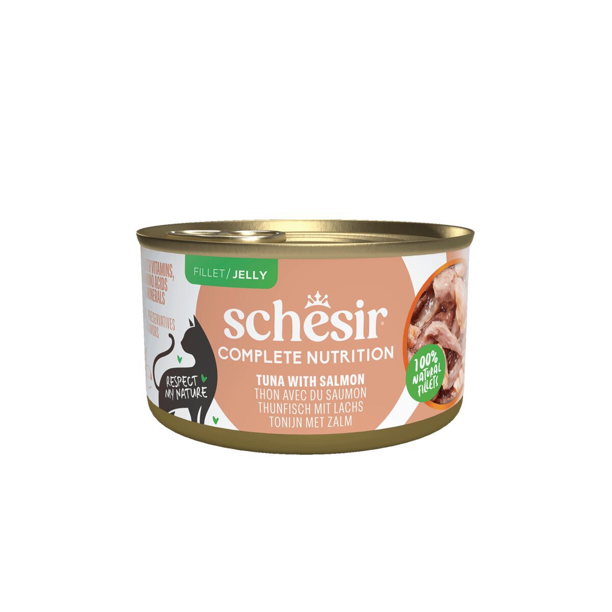 Schesir C&B Tuna with Salmon in Jelly 85 g