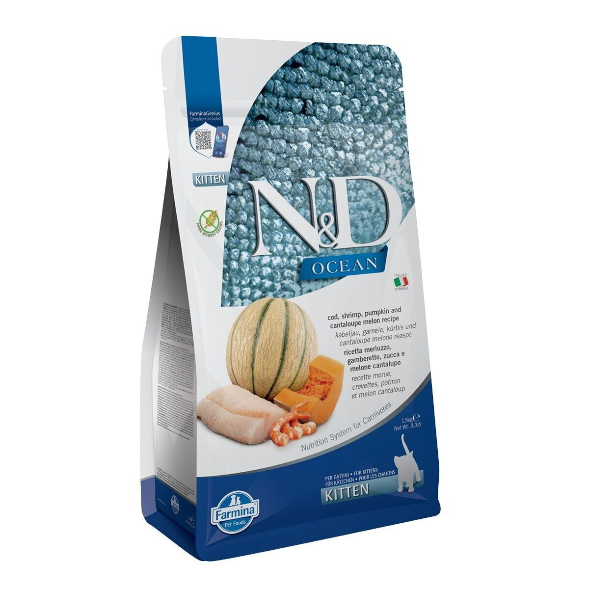 Farmina N&D Cat Ocean Cod & Pumpkin Kitten