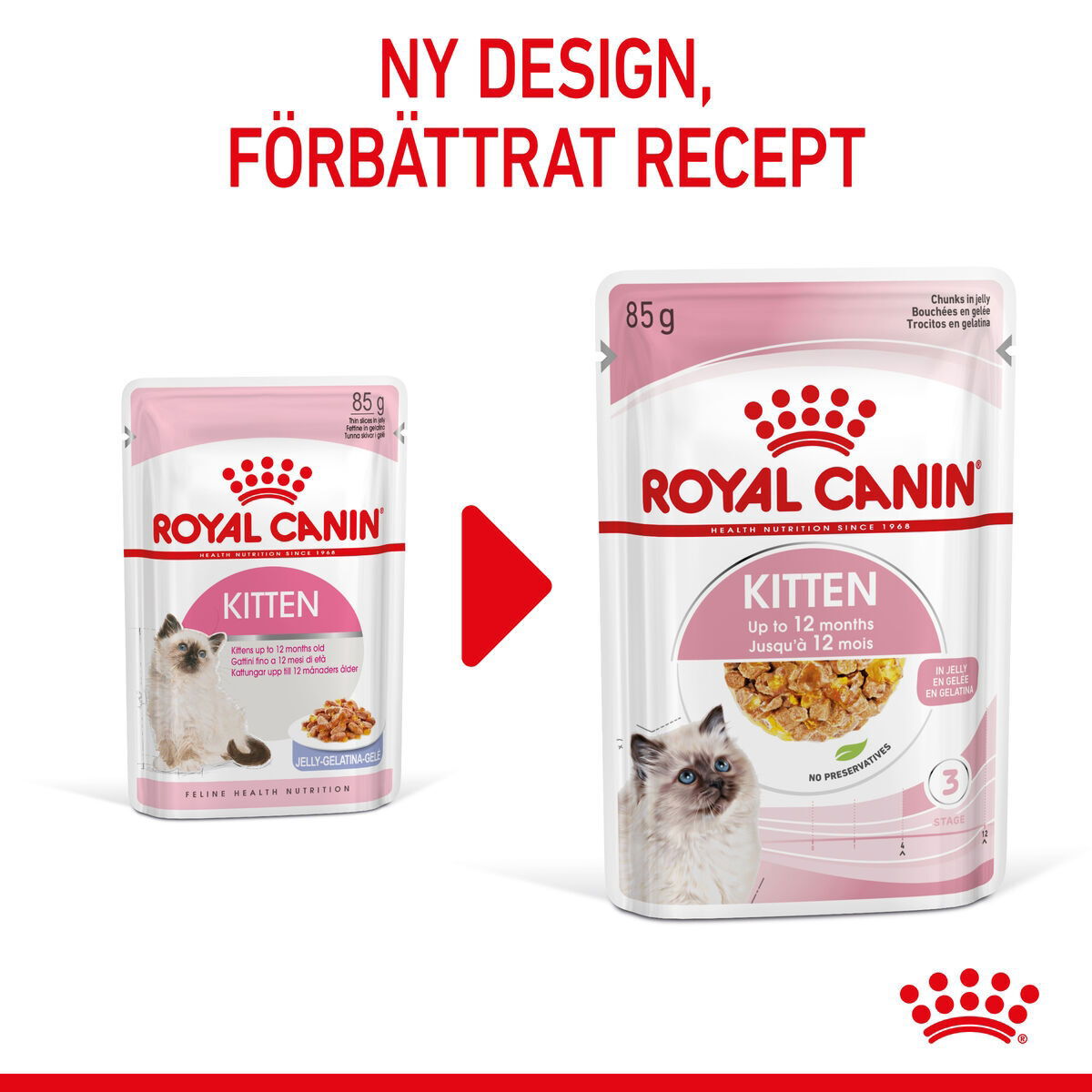Royal Canin Kitten Jelly våtfoder för kattunge