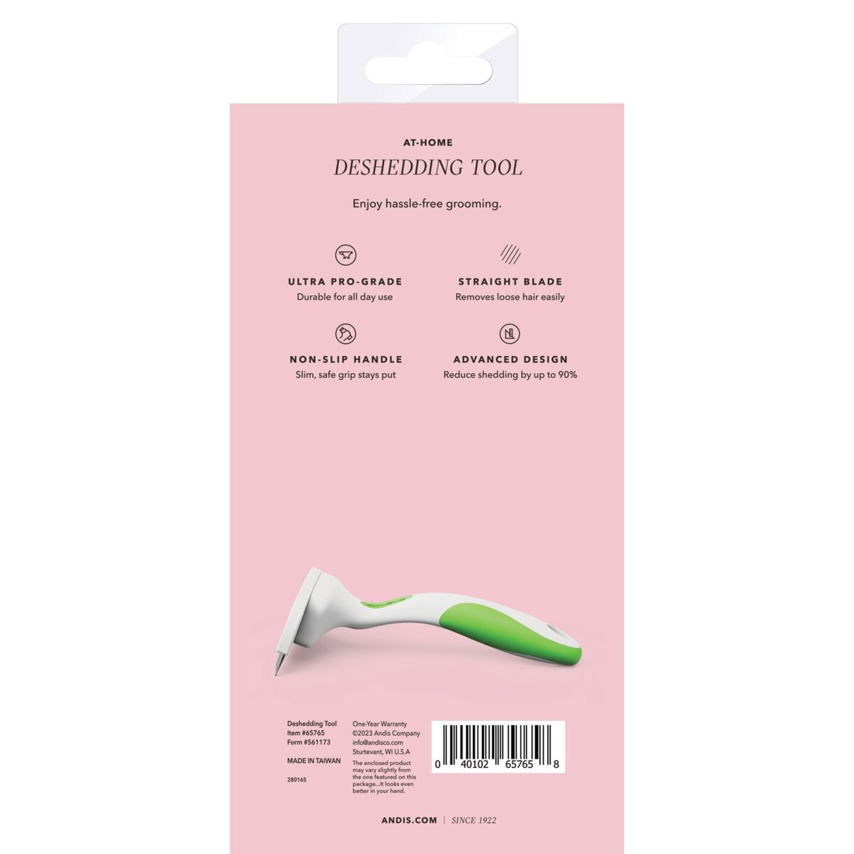 Andis deshedding tool straight blade