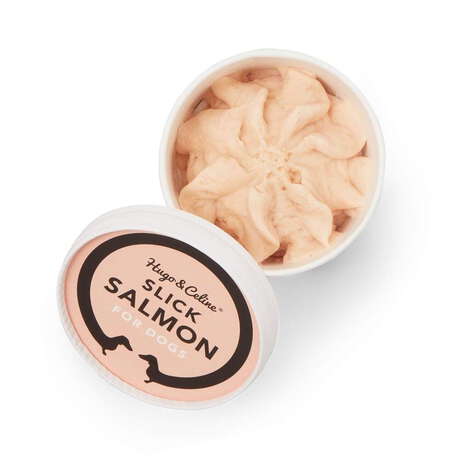 Hugo & Celine Slick Salmon hundglass