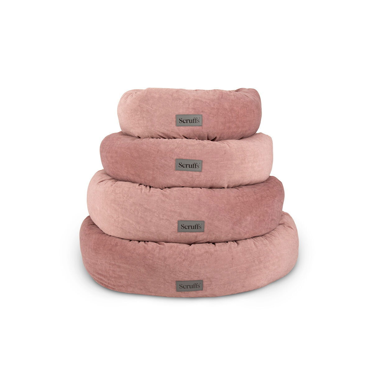 Scruffs Oslo donut bed pink blush