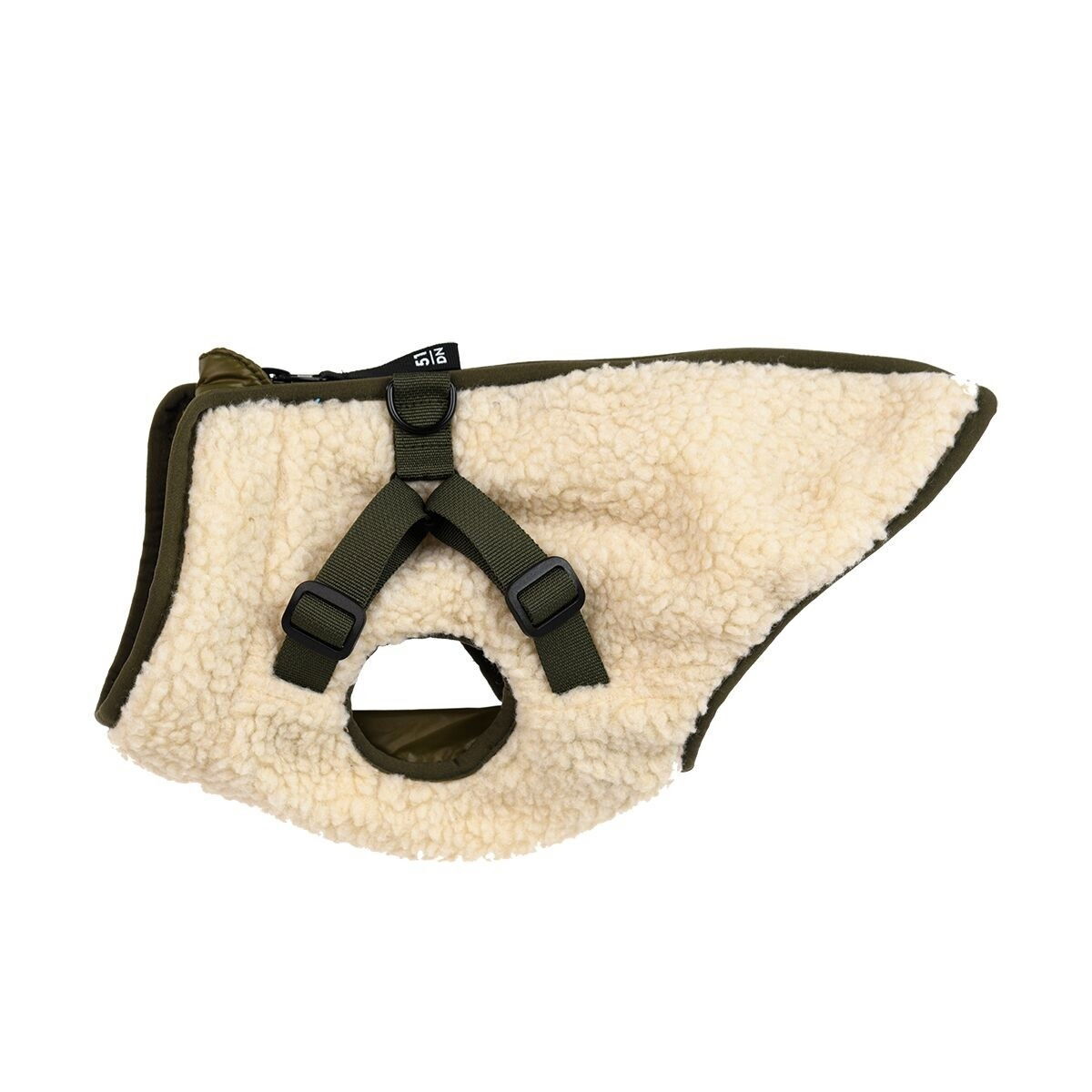 51 Degrees North Jules Harness Coat, Beige/Olive