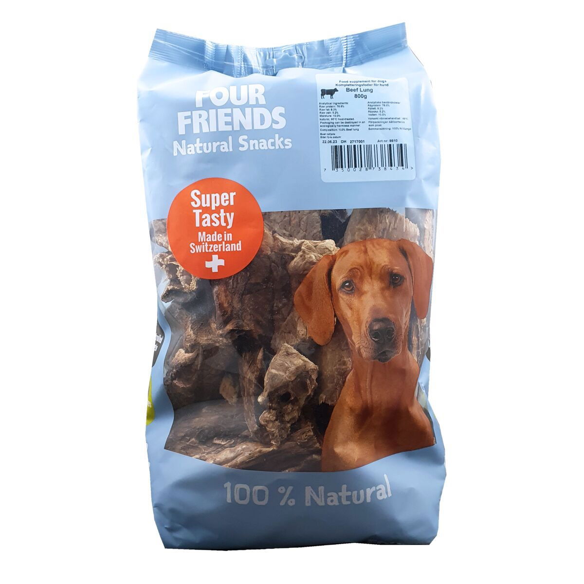 FourFriends Dog Natural Snack Beef Lung