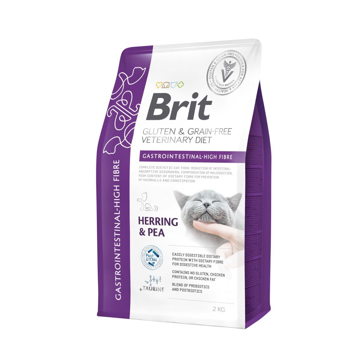 Brit Veterinary Diet Cat Gastrointestinal Grain Free High Fibre Veterin&auml;rfoder till Katt
