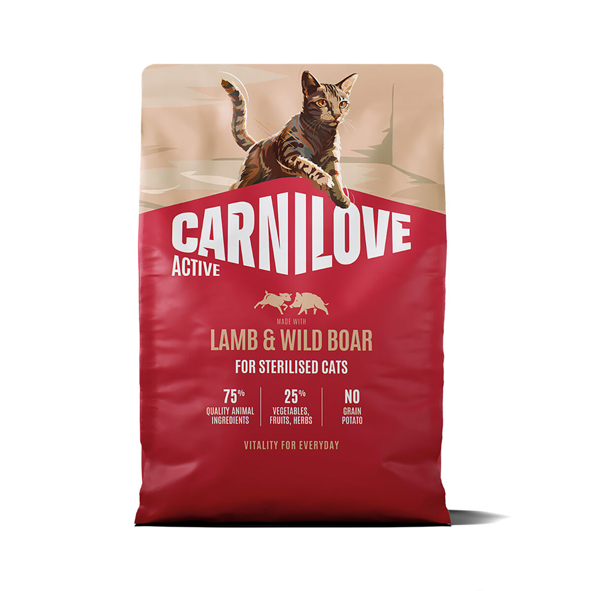 Lamb & Wild Boar Sterilised Torrfoder för Katt - 2 kg