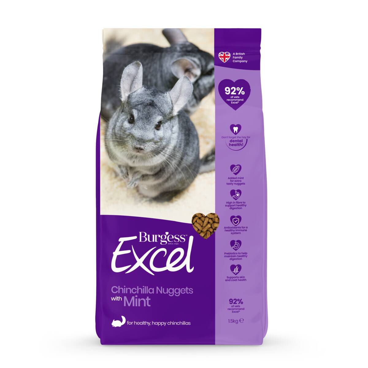 Burgess Excel Chinchilla 1,5 kg