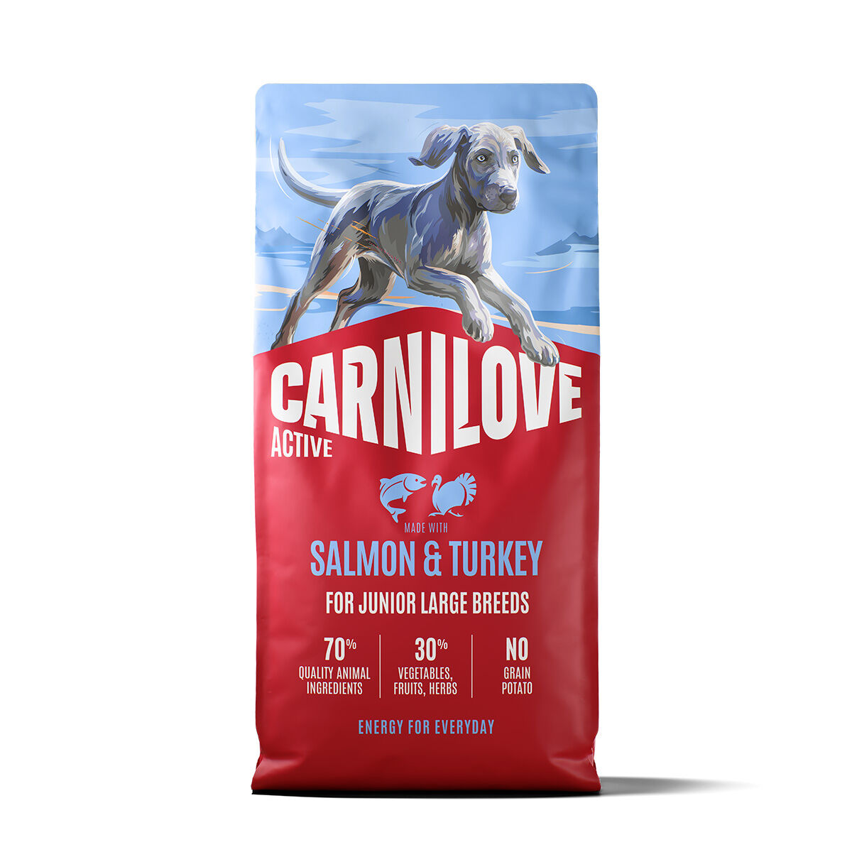 Carnilove Dog Junior Active Large Breeds Salmon & Turkey Torrfoder till Hund