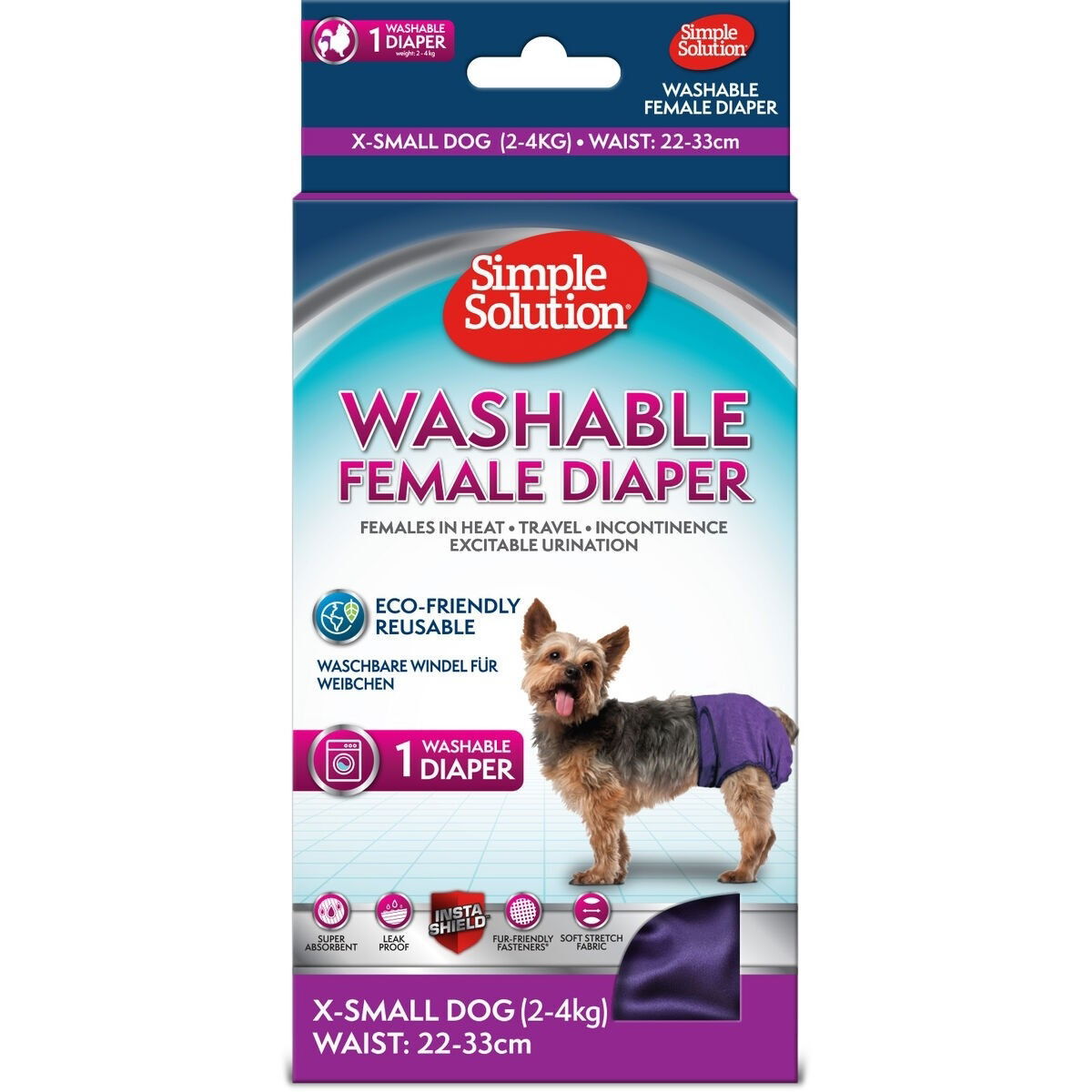 Simple Solution Diaper Garment purple
