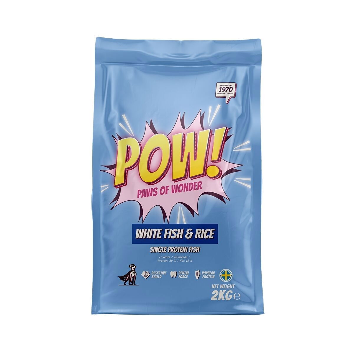 POW! Dog Adult White Fish & Rice