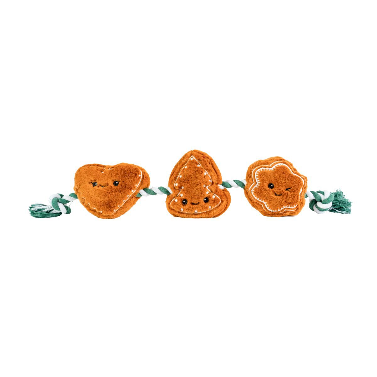 Little&Bigger Xmas Delicatesses Pepparkakor på Rep Hundleksak 42 cm