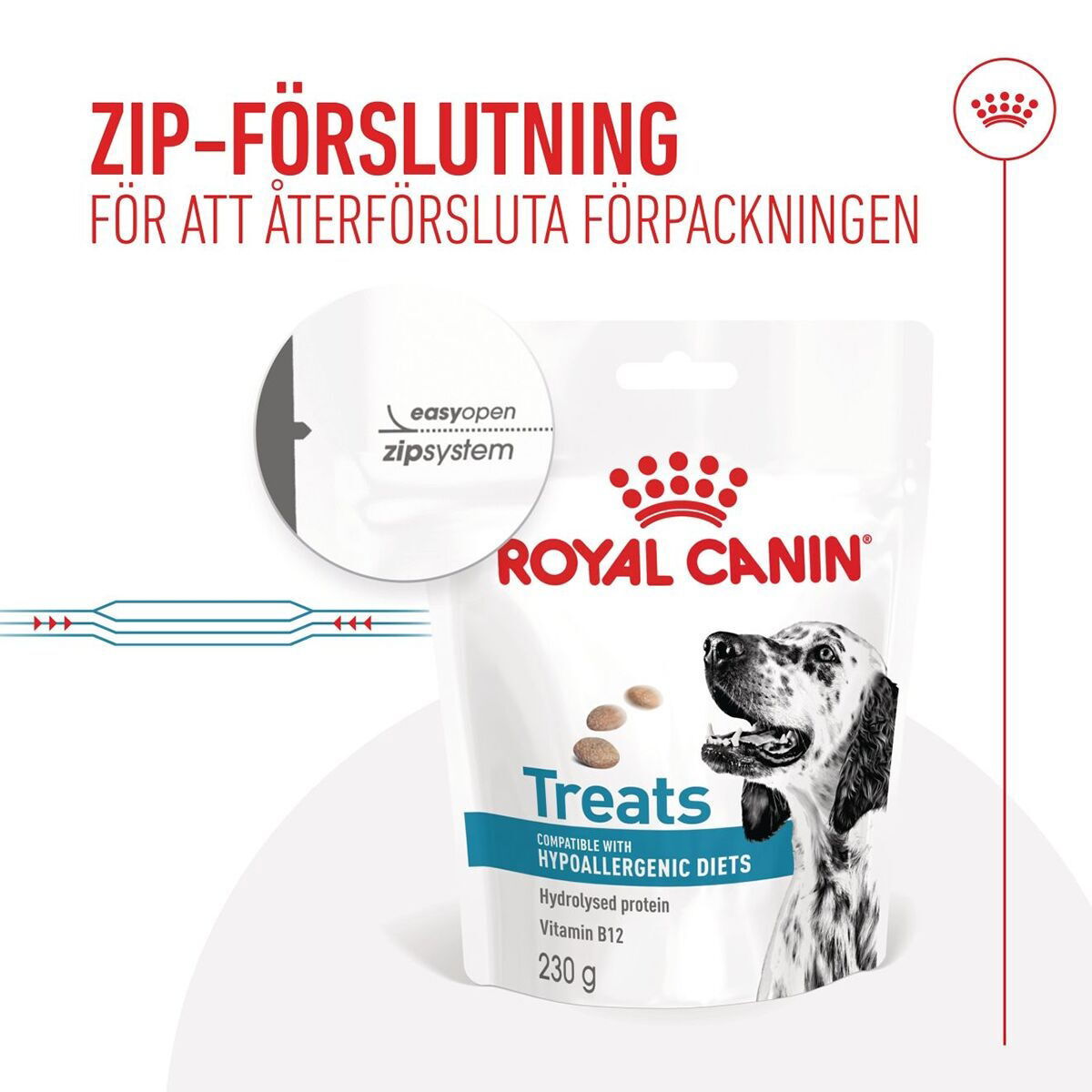 Royal Canin Veterinary Diets Dog Hypoallergenic Treats 230g