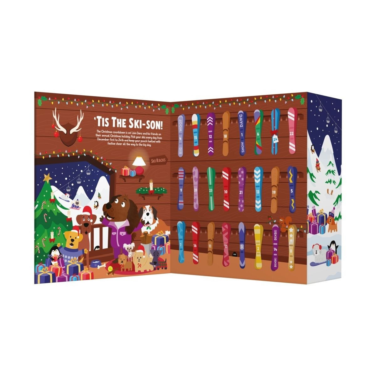 Denzel's Christmas Advent Calendar for dogs 192g