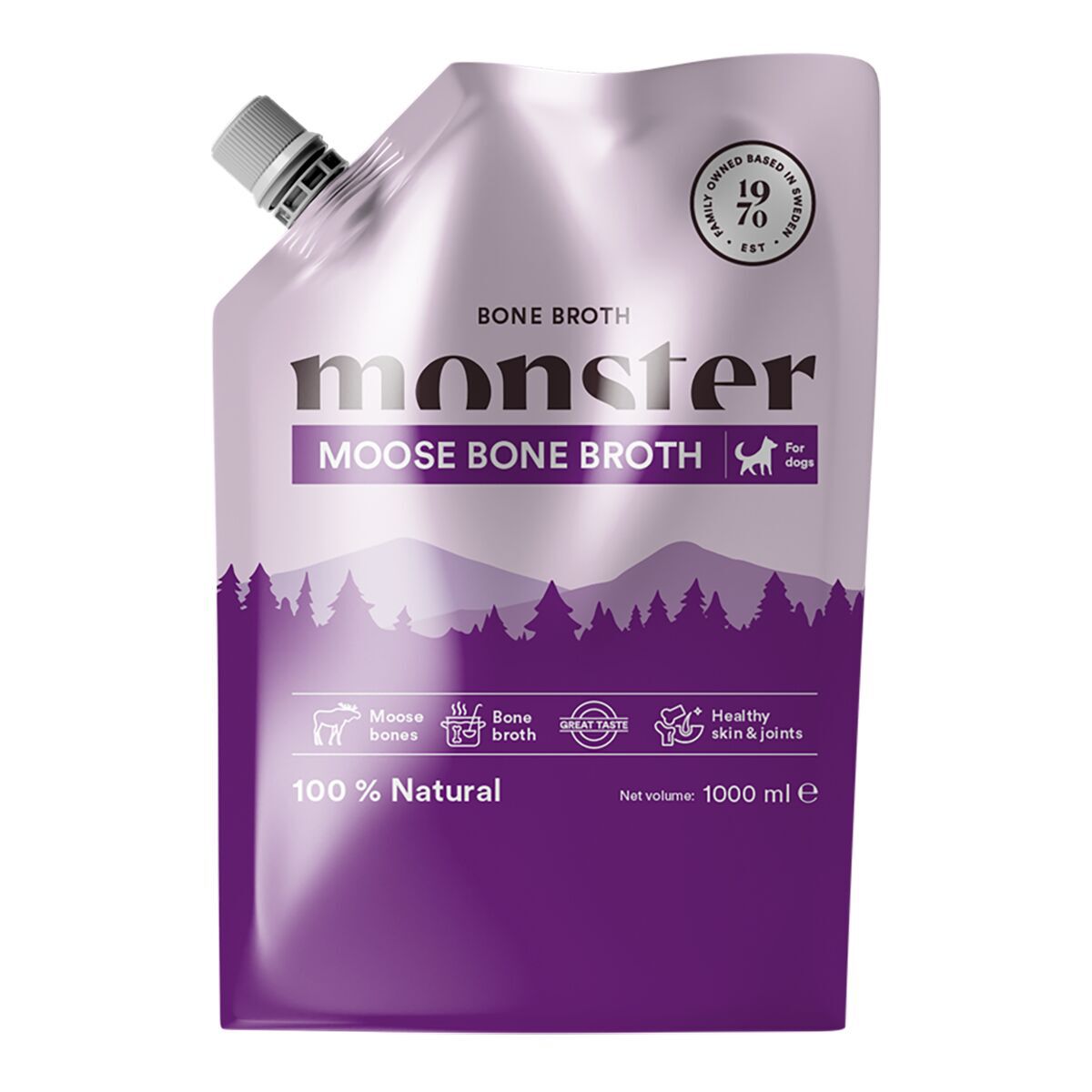 Monster Dog Bone Broth Moose 1000 ml