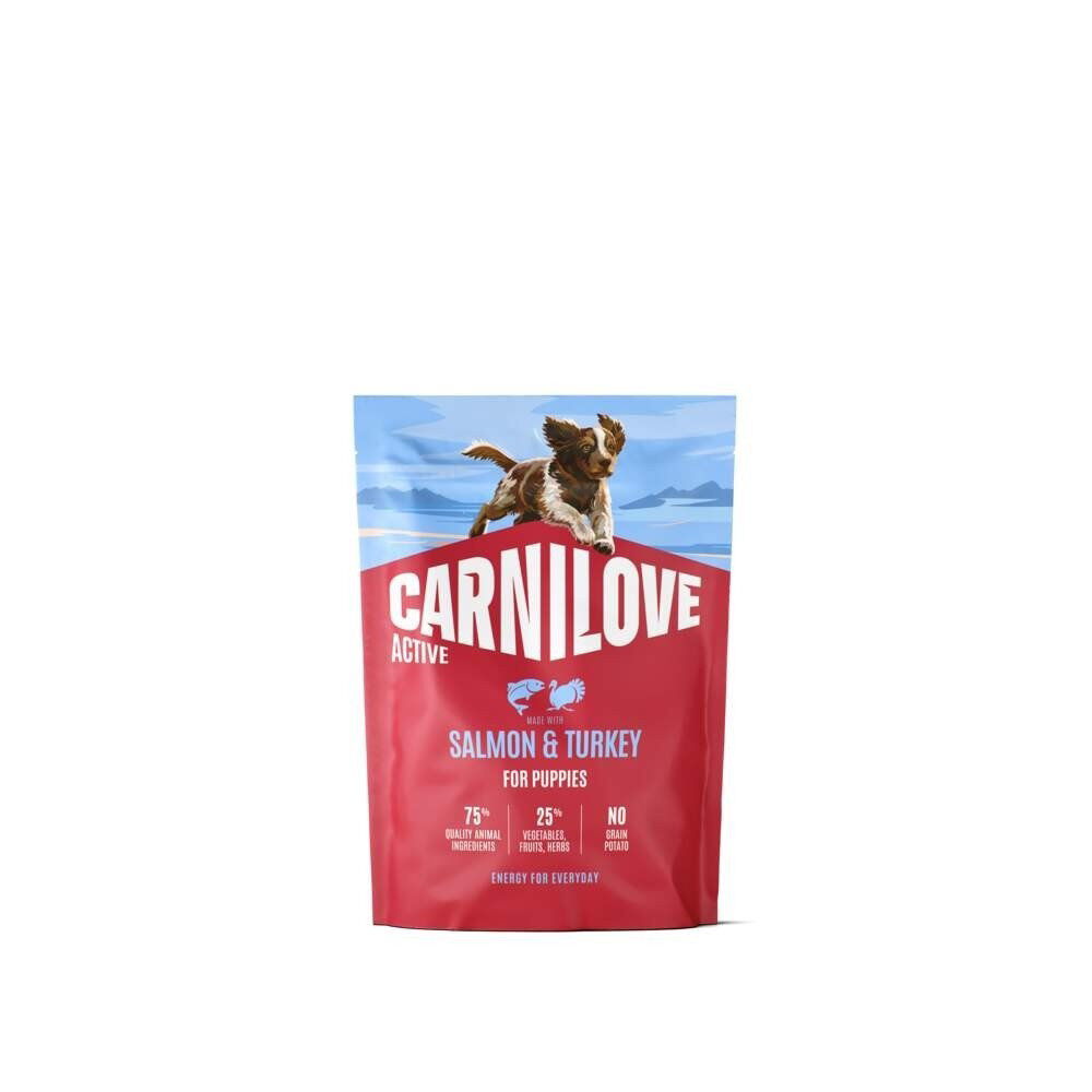 CARNILOVE Active dog dry made with salmon & turkey for puppies