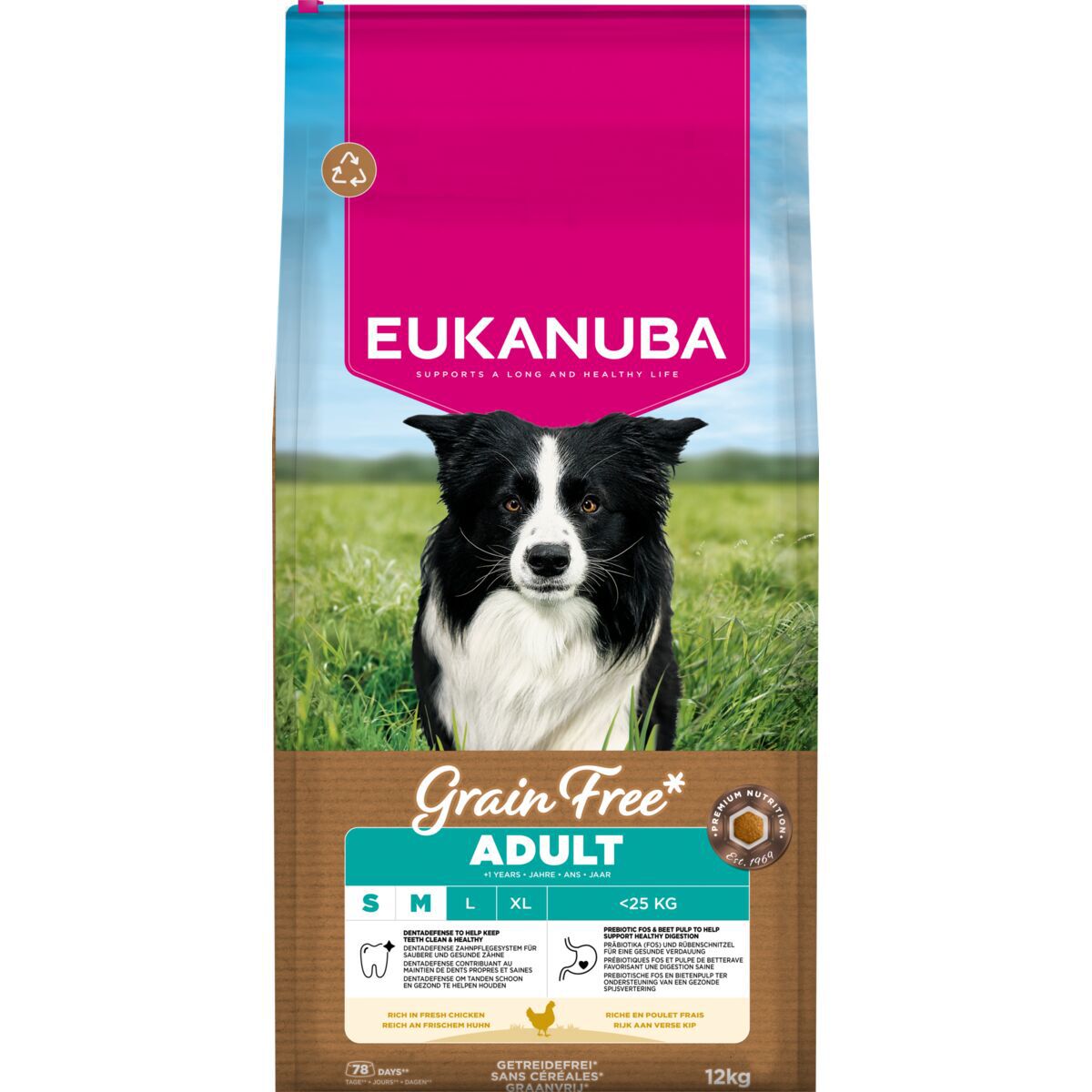 Eukanuba Dog Adult Grain Free Small & Medium Chicken