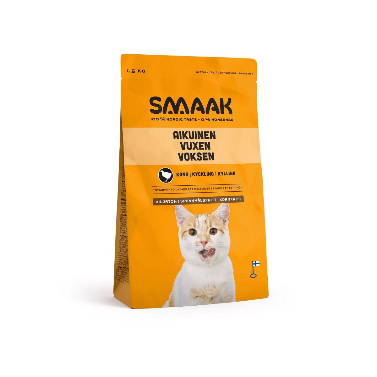 SMAAK Cat Adult Grain Free Kyckling | Katt - Kattmat - Spannmålsfri kattmat | DogStyle