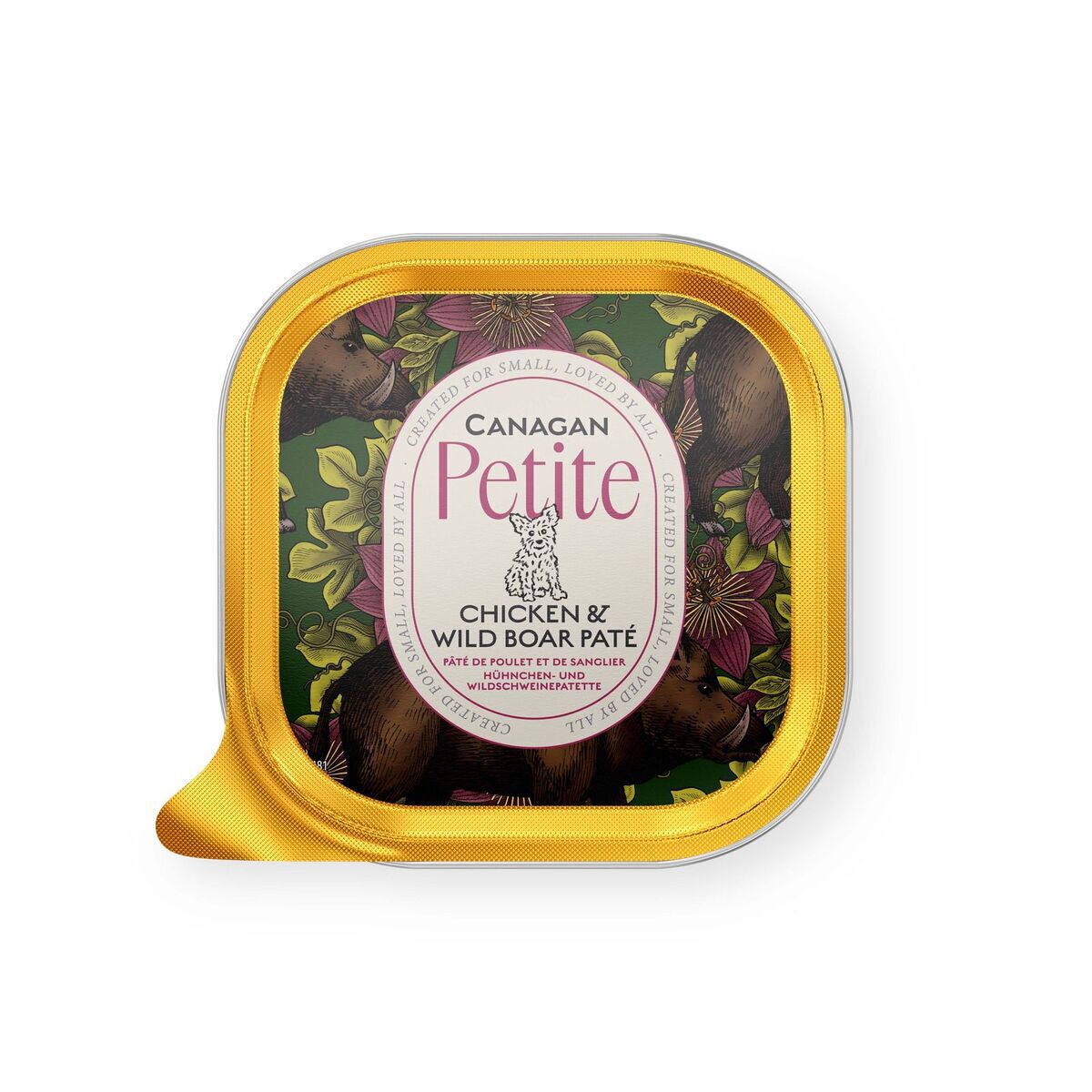 Canagan Petite Chicken with Wild Boar Pate Våtfoder till Hund 100 g