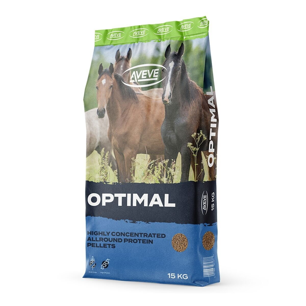 Aveve Optimal 15 kg | Övriga djur - Häst - Hästfoder | DogStyle