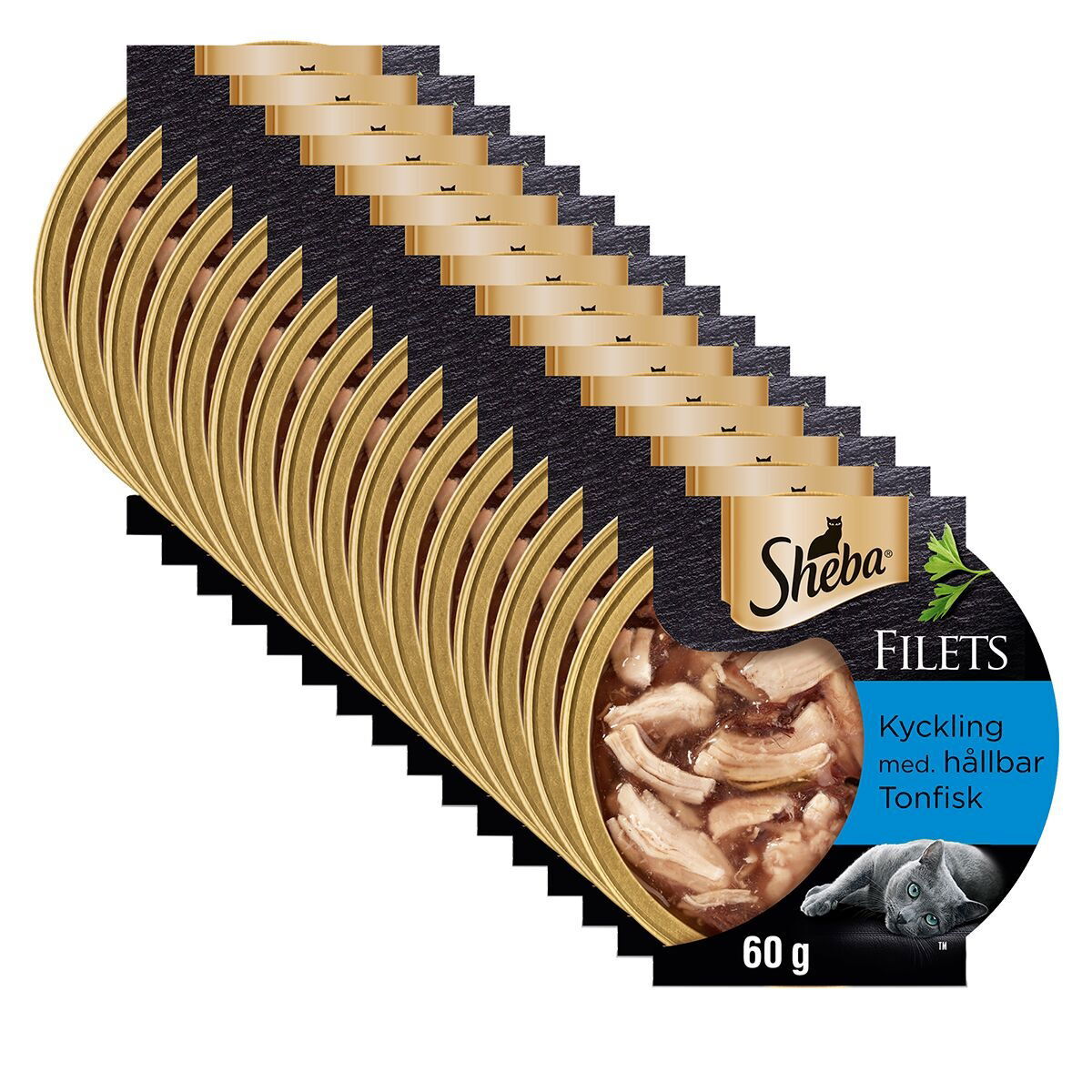 Sheba chicken & tuna gravy 60g