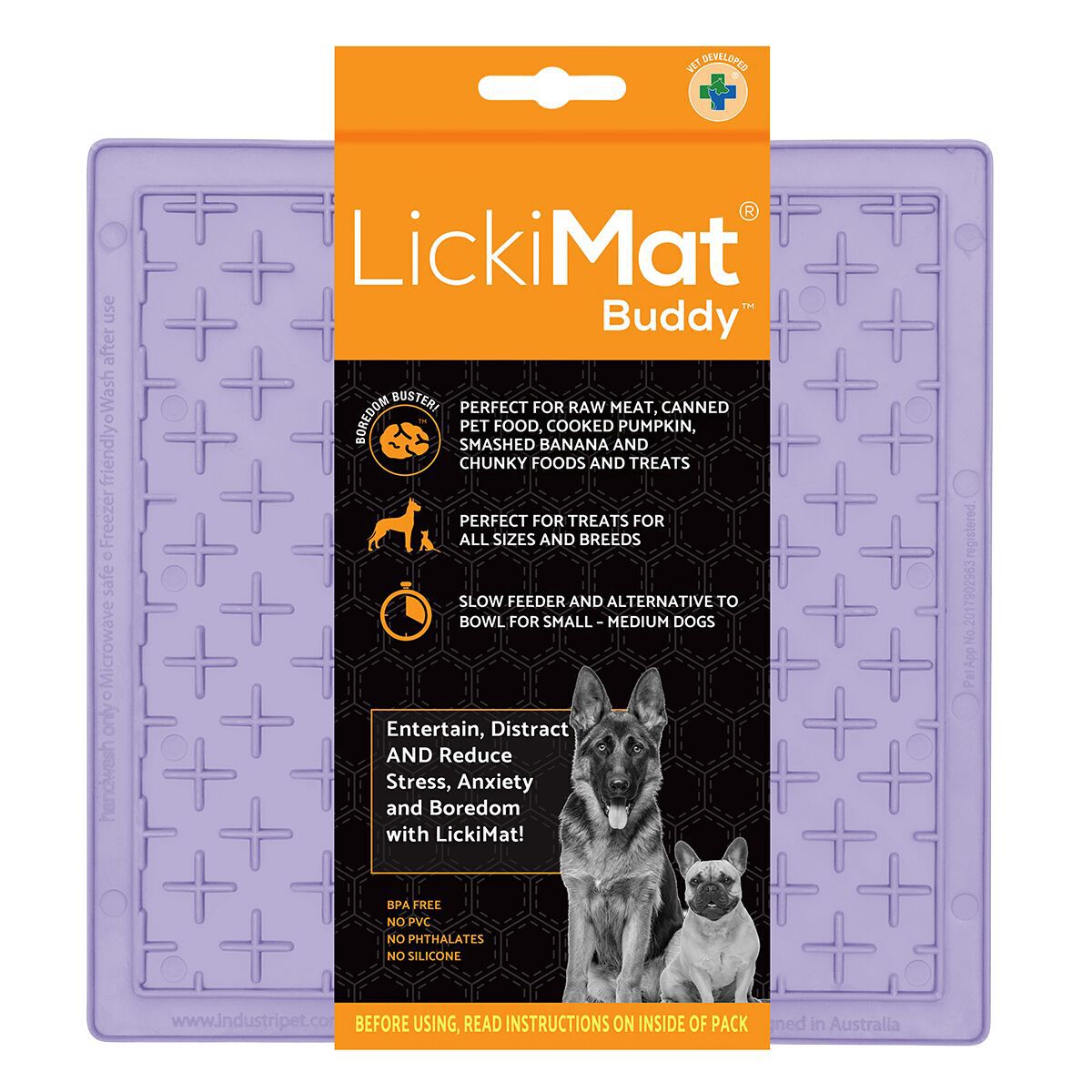 LickiMat Buddy Classic Slickmatta Gul